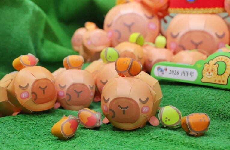 網評歷年最可愛！台南水豚造型提燈2/27起發送 走逛三大埤塘、燈節免費領