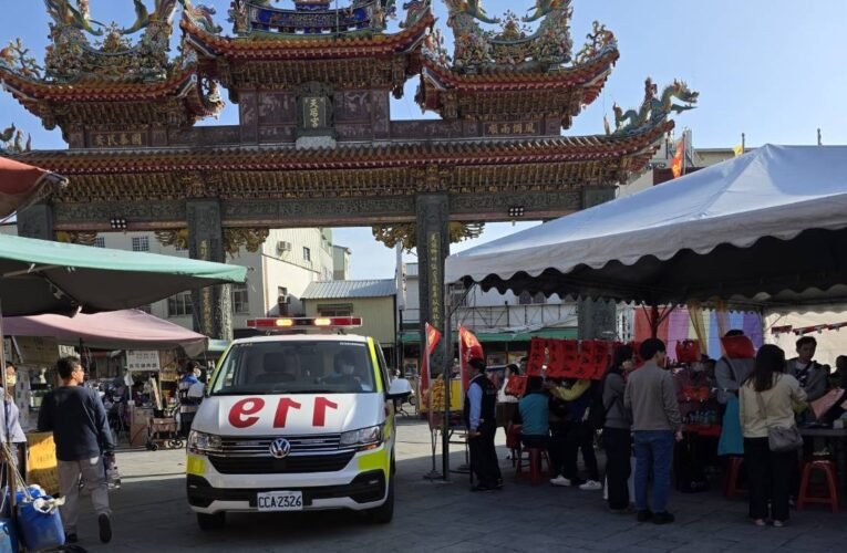 冥冥之中的守護！副市長公子姜良諭醫師，於安平天后宮偶遇並救回噎食信徒