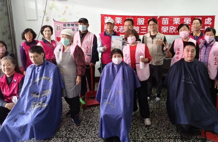 苗栗榮服處榮欣志工新春提供多元服務關懷榮民眷