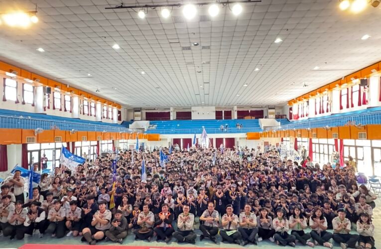 臺南童軍節活動，績優團隊與個人受表彰