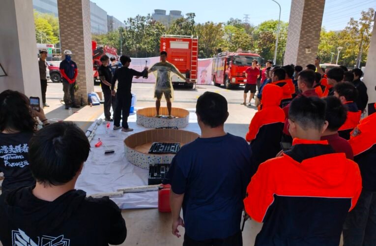 臺南消防局 3 月強化化學災害處理訓練