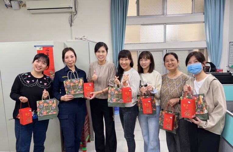 米香與甜點的溫暖守護！德峰行贊助「幸福米」力挺南市婦幼警 傳遞平權價值
