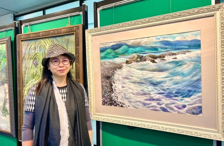 中西畫境的深情對話：藝術家陳妃婷「愛如潮水」創作展 於南市民治大廳盛大開幕