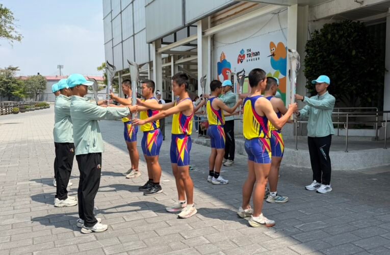 臺南聖火傳遞 為全中運選手注入昂揚士氣