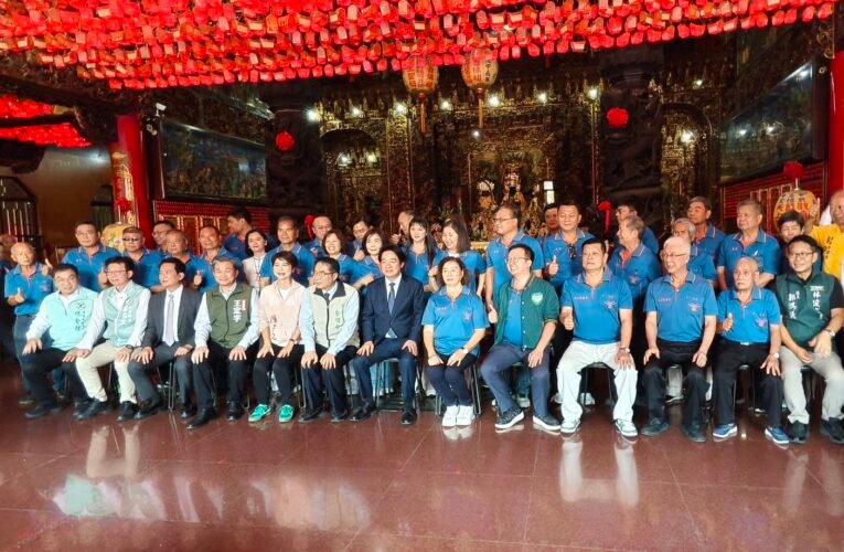 「恩潤生民」大匾揭幕！賴清德仁德致詞欲罷不能 點名陳亭妃是未來市長