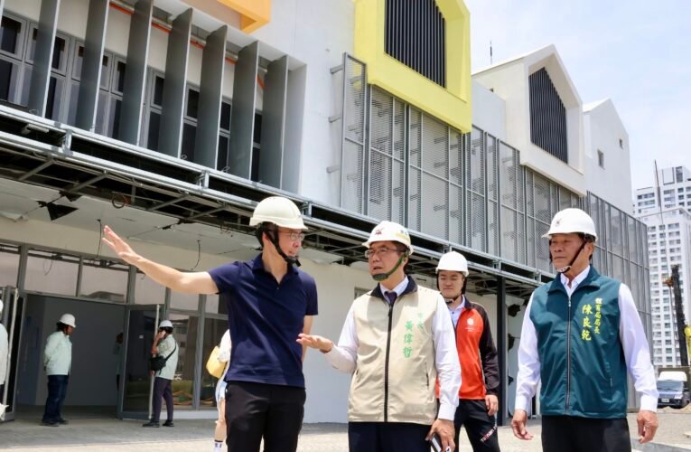 台南安南全民運動館 融合文化景觀即將啟用
