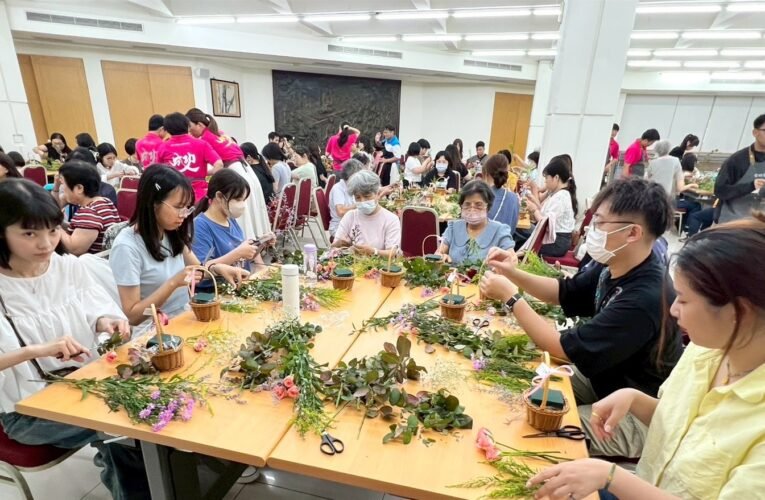 《花語發聲－為妳而生》溫暖登場 百人花藝創作傳遞公益力量