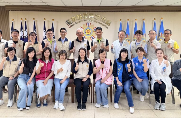輔導會副主委陳進廣驗證苗栗榮服處安心御老平台機關協力效能