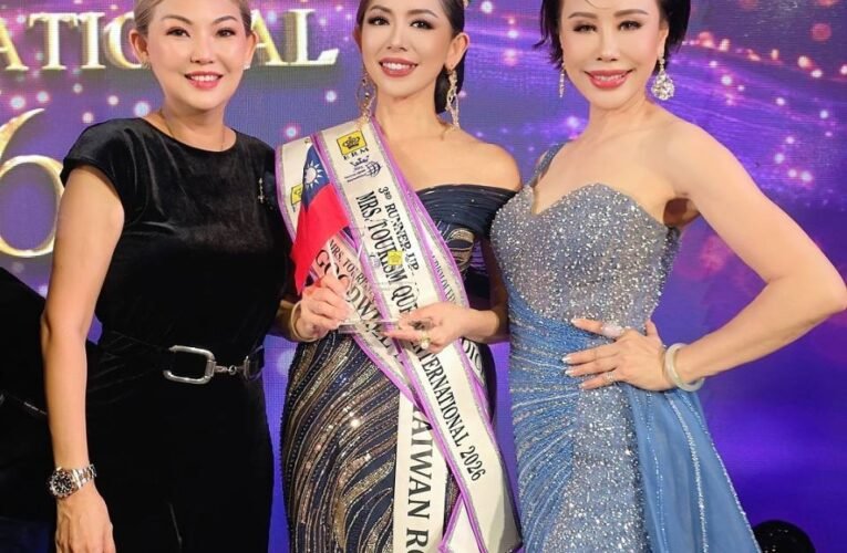 從台南走向世界 侯翠玲國際選美奪三獎返國先與母親共享榮耀