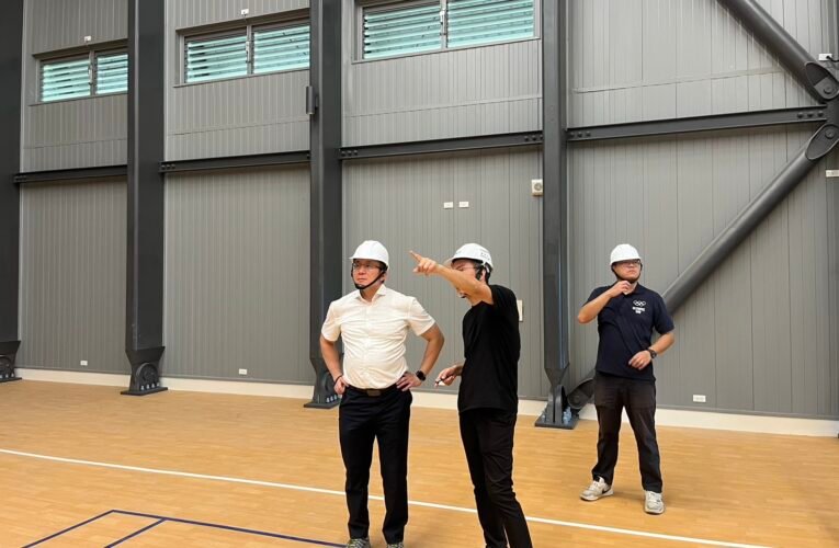 打造公共工程示範點 體育局嚴格把關安南全民運動館建設品質