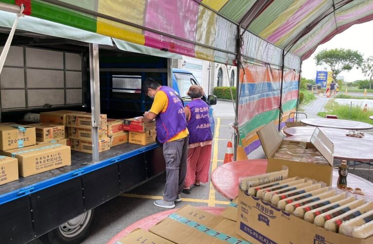 普渡供品不浪費！善化社區、企業捐民生物資助弱勢家庭