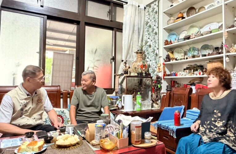 苗栗各界愛心不間斷 喜日昇鋼構公司以行動照顧榮民遺孤